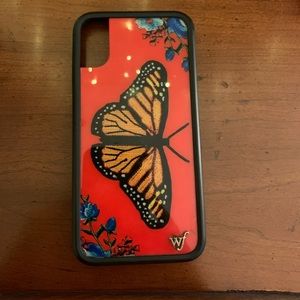 wildflower butterfly iphone x/xs phone case